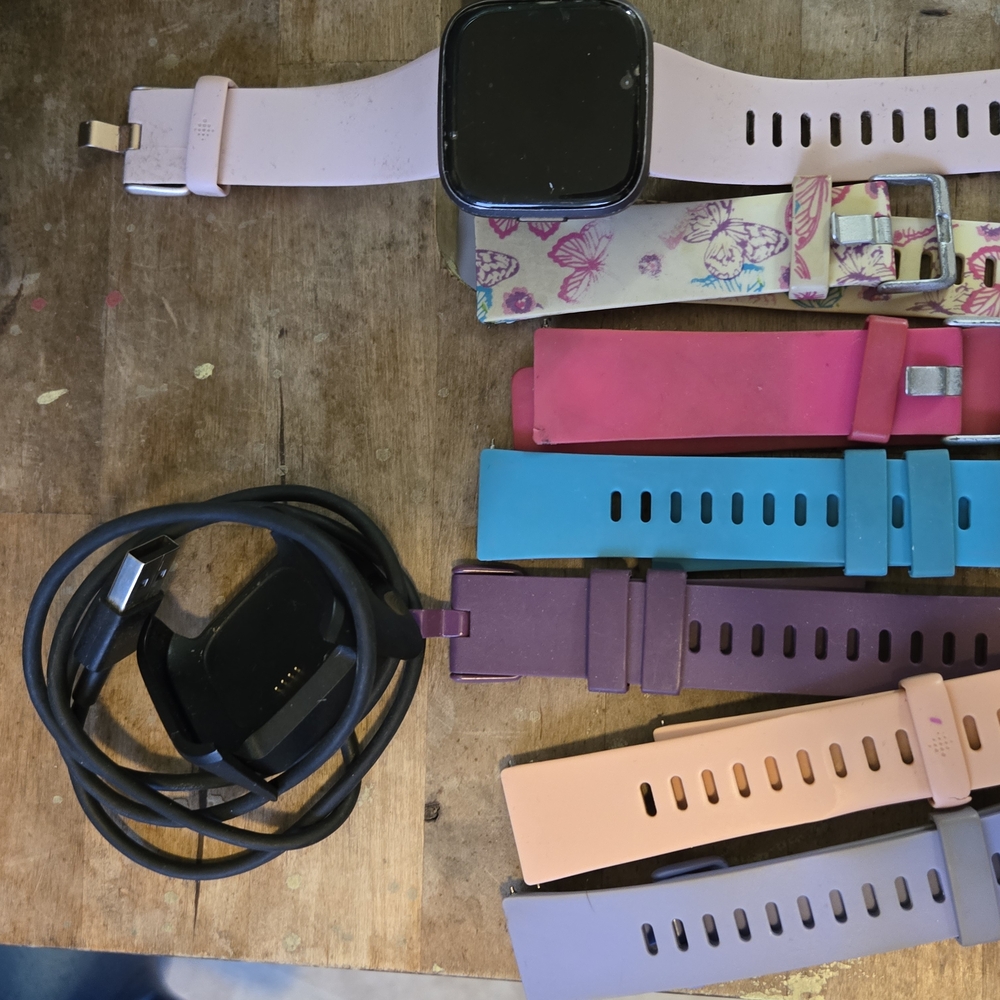 Pink and Purple Smartwatch Case with Ventilation